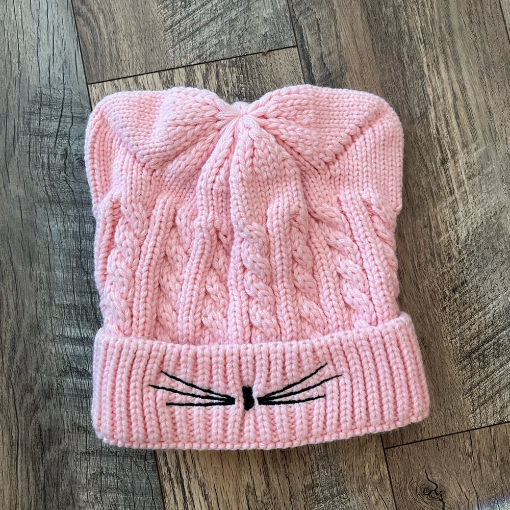Adorable kids cat ears beanie